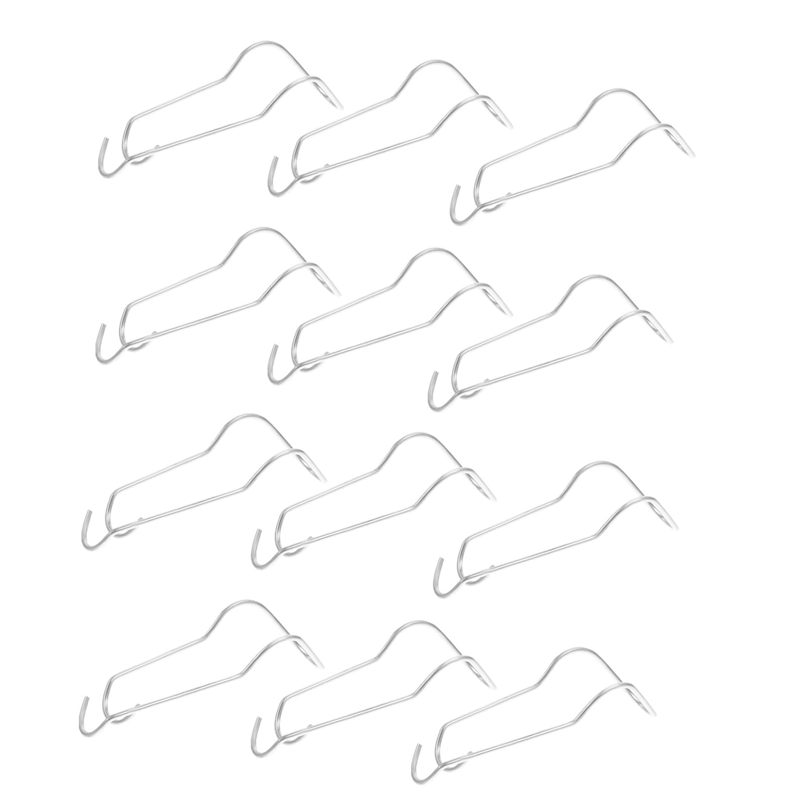 Yardwe Steel Pipe Connection Buckle 25Pcs Trellis Plant Buckle for Garden Cane Support Spring Clip Durable Steel Fixing Connector