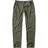 Postropaky Mens Hiking Quick Dry Lightweight Waterproof Fishing Pants Outdoor Travel Climbing Stretch Pants