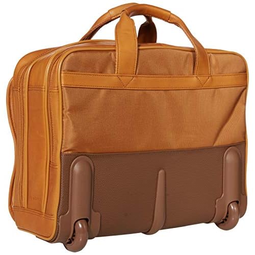 solo walker leather rolling case