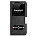 Make Mate Samsung Galaxy S9 Case Ultra Thin Flip Genuine Leather Samsung Galaxy S9 Cover Case Window View Stand Feature Magnet Closure Phone Case for Samsung Galaxy S9 (Black, Galaxy S9)