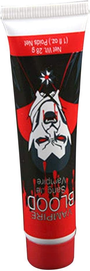 hgjhgkljhk Fake Blood Gel Halloween Costume Artificial Party Edible Fake Blood Plasma Horror Costume Decoration Toy
