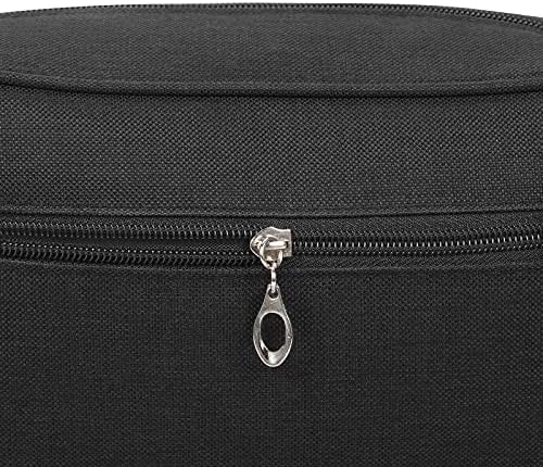 Heavy-duty Toiletry Bag 600D Nylon Travel Dopp Kit Bathroom Shaving Organizer for Men or Women Toiletries Traveling (Black) 7 Heavy-duty Toiletry Bag 600D Nylon Travel Dopp Kit Bathroom Shaving Organizer for Men or Women Toiletries Traveling (Black)