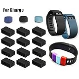 Fitbit Charge Fastener Ring By XXSCY®, 12pcs Silicon Fastener Ring with 3pcs Clasp for Fitbit Charge Wristband - Fix the Clasp Fall Off Problem (Pack of 12)