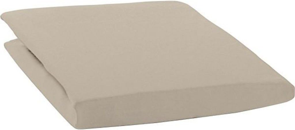 Estella Maco Jersey Fitted Sheet 150 x 200 cm Pebble