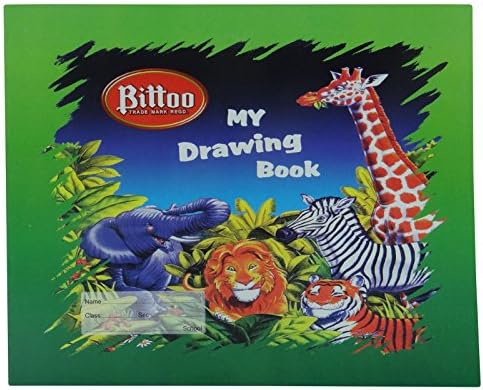 Bittoo Soft Cover Printed Drawing Exercise Book 56 Pages - Pack Available