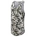 YANWENFANG Hipster Men Tank Tops Hip Hop Gym Longline Undershirt Sport Loose Cotton (US-M, Camouflage)