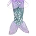 Dressy Daisy Girls' Princess Mermaid Fairy Tales Costume Cosplay Fancy Dress Party Outfit Size 6 Purple