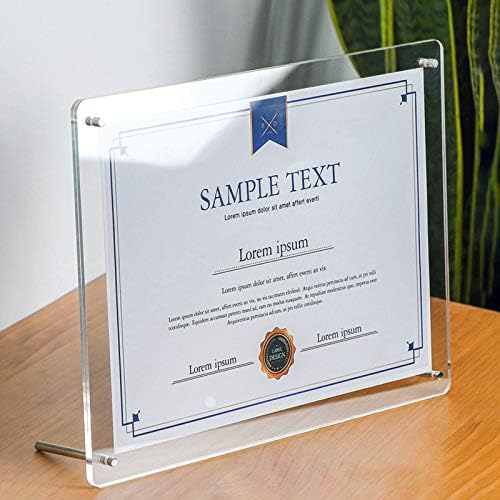 Clear Acrylic A4(29.7x21cm) Picture Frames,A4 Picture Photo Frame