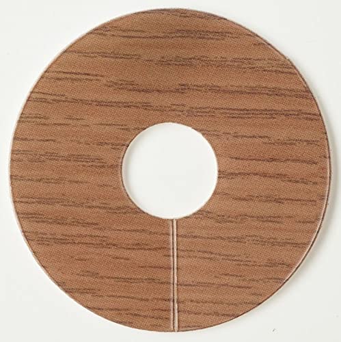 O' SO EEZY 4 x Laser Cut (French Oak) Pipe Surrounds/Covers for Laminate Flooring (Can be Used for Natural Floor Covers)