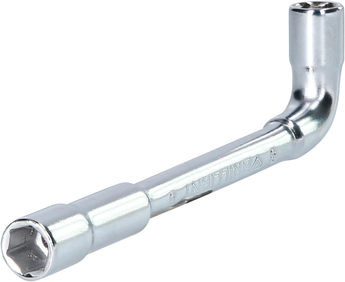 BRILLIANT TOOLS BT015008 Double Socket Wrench, Offset, 8 mm [Powered by KS Tools]