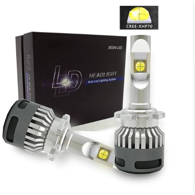 D2S D2R D2H Led Headlight conversion kit D2S Led XHP70 chip 6000k white High/Low Beam 110W