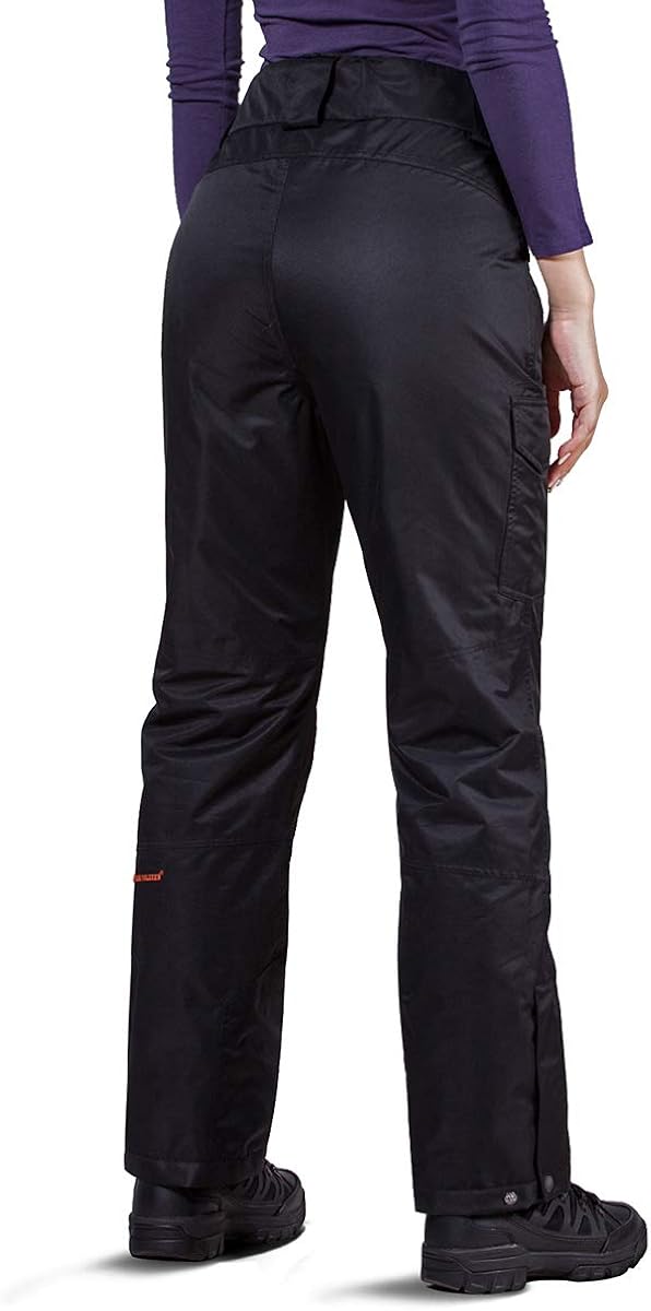 FREE SOLDIER Women's Outdoor Waterproof Windproof Breathable Snow Ski Pants Winter Insulated Snowboarding Skiing Pants: Clothing