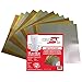 Oracal 651 Metallic Pack - Adhesive Craft Vinyl for Cricut, Silhouette, Cameo, Craft Cutters, Printers, and Decals - 12