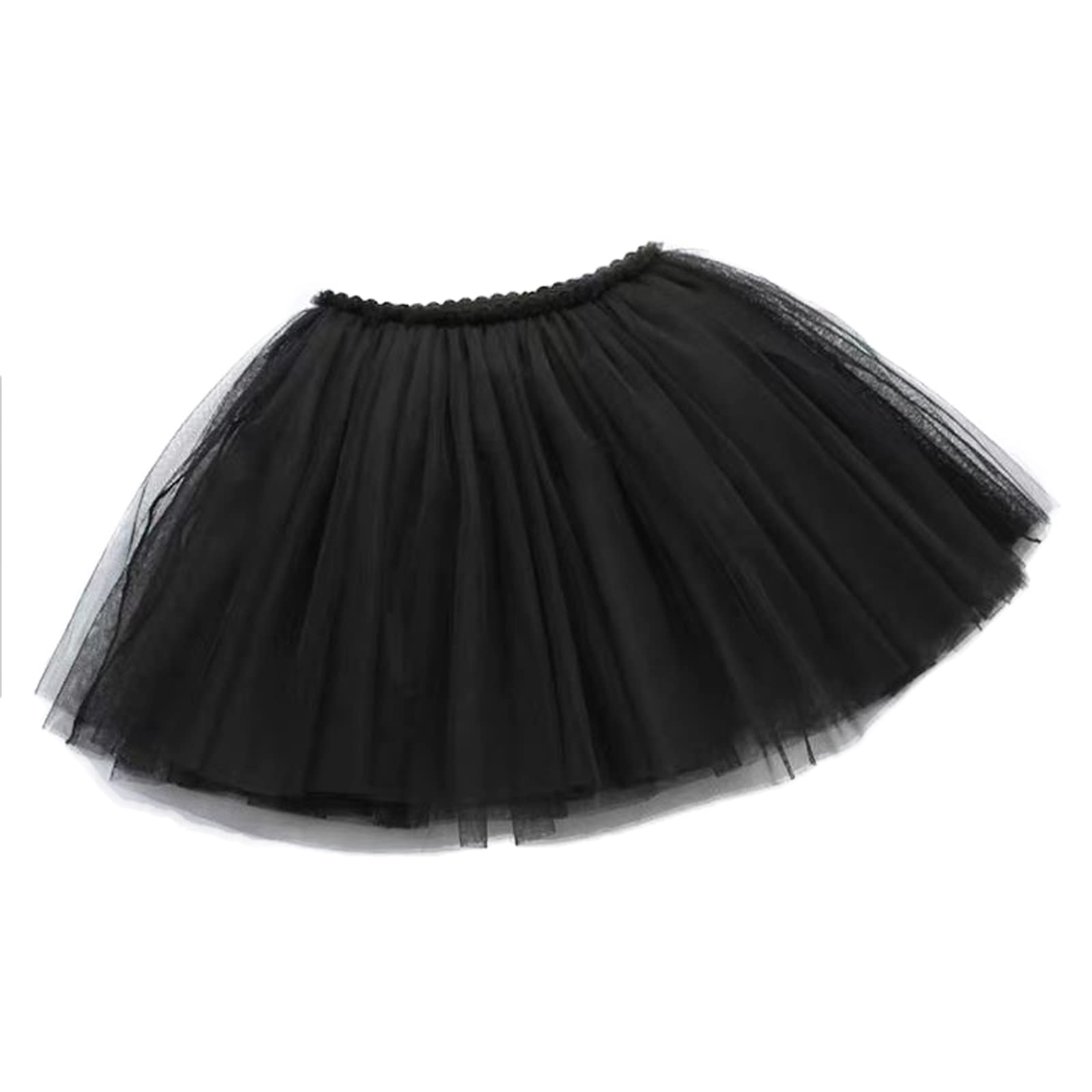 OFKPO Girl Tulle Tutu Skirt 3 Fancy Party Dress Up for Dance Classes Parties
