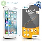 cell glove 55008 Tempered Glass Screen Protection Case Fit, Touch Accurate for iPhone 6/6S, 3D Touch Compatible - Clear