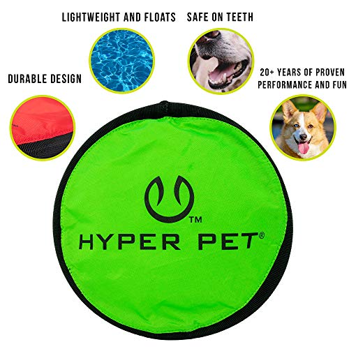 Hyper Pet Flippy Flopper Dog Frisbee Interactive Dog Toys [Flying Disc
