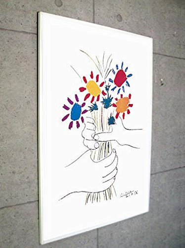 日本最大級 額装済 パブロ ピカソ B073xf2y6w Sale 30 Off ブーケ モダンコンテンポラリー Libel Iflry Com