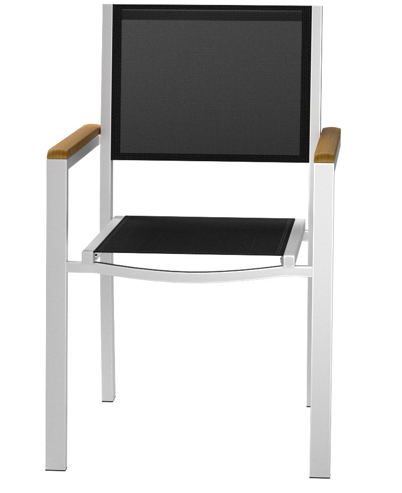 cosco outdoor living paloma steel patio dining chairs light gray sling on Klsvu5d6spwbam