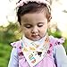 Aivedo Baby Bandana Drool Bibs,10 Pack Organic Cotton,Burp Cloths for Drooling ,Feeding and Teething Girls Baby Gifts for Girls