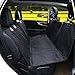Pedy Luxury Pet Seat Cover for Cars, Dog Car Seat Cover with Anchors, Trucks, and Suv's - Black, Hammock Convertible