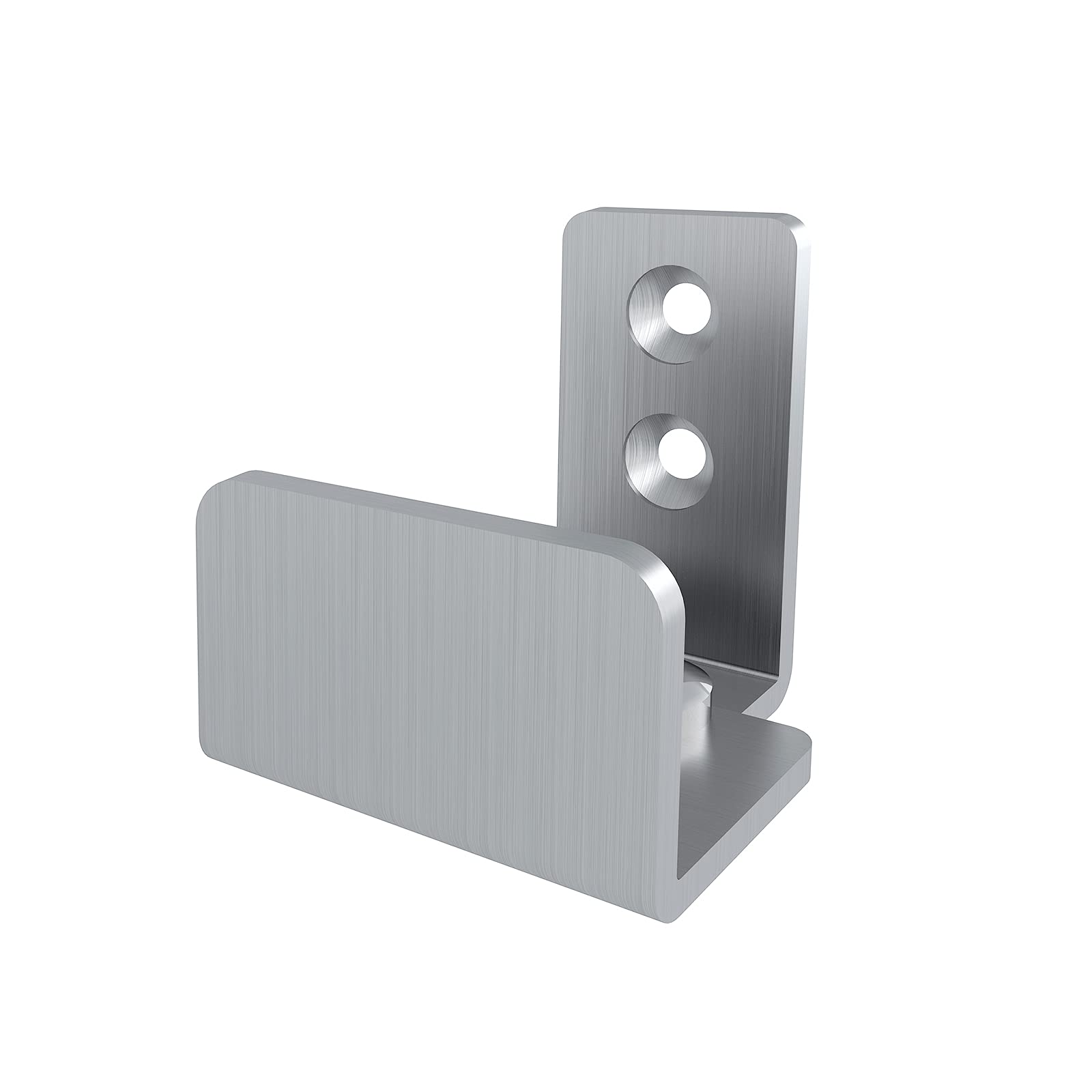 JUBEST Barn Door Hardware Floor Guide, Adjustable Bottom Sliding Door Guide, Multiple Installation Styles, Stainless Steel
