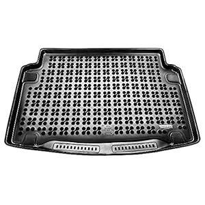 Kofferbakbescherming van rubber, compatibel met Volkswagen Caddy Life Maxi (7-zits, 3e liggend) (vanaf 2007) + cadeau…