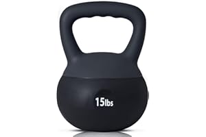 SogesPower Soft Kettlebells,Iron Sand Filled Weights Strength Training Kettlebells,Shock-Proof Weights and Wide-Grip Handle,Fitness Soft Kettlebells for Women Men Children,Home Gym Kettlebells