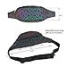 DIOMO Fanny Pack for Women Men, Belt Bag Luminous Holographic Sling Bag Waist Pack (Green NO.1)