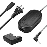 TKDY LP-E10 Dummy Battery ACK-E10 Power Supply DR-E10 DC Coupler fit for Canon Rebel EOS T7 T6 T5 T3, Kiss X50 X70 X80 X90, EOS 1100D 1200D 1300D 1500D 2000D Camera.
