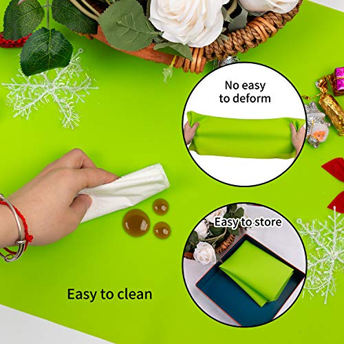 Extra Large Silicone Table Mat, Silicone Mat for Crafts Kids Dinner