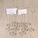ULTNICE 12pcs Heart Shape Table Number Holders Name Card Holders Memo Clip