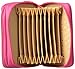 Buxton mens Pebble Wizard Wallet, Pink, One Size US