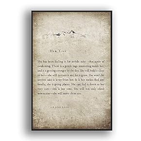 Framed Canvas Wall Art for Living Room, Bedroom Beautiful Quotes Canvas Prints for Modern Home Decoration Ready to Hang - 16"x24" inches