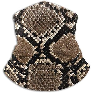 51yhMtBTrUL. SS300 Calentador de cuello de vellón - Piel de serpiente Escamas Cuello gris Polaina, Bandana, Diadema, Gorro 51yhMtBTrUL. SS300