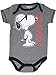Peanuts Snoopy Baby Boys 4 Pack Bodysuits Charlie Brown Woodstock Joe Cool 6-9 Months