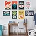 16 Inspirational Classroom Posters - Full Color Motivational Quotes for Students - Teacher Classroom Decorations 13 x 19 (Paper) 003