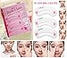 Liroyal Reusable Different Shapes Eyebrow Shaping Stencils Grooming Kit-3 Different Sizes