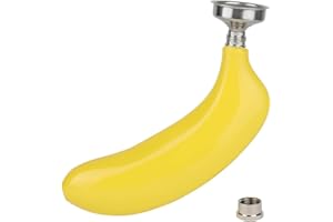 Banana bottle 5 oz (about 142 g) stainless steel pocket, pocket, mini wine bottle portable fruit shape with funnel
