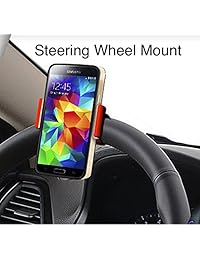 wizgear (TM) todo en uno multifuncional para Smartphone. 1 soporte uso todas partes; COCHE SALPICADERO soporte, montaje en poste, soporte para bicicleta, soporte de computadora, Estante montaje, montaje de ventilación, conductor, montura de soporte reposa
