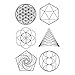Tattly Temporary Tattoos Sacred Geometry Sheets, Scented, 0.43 Ounce