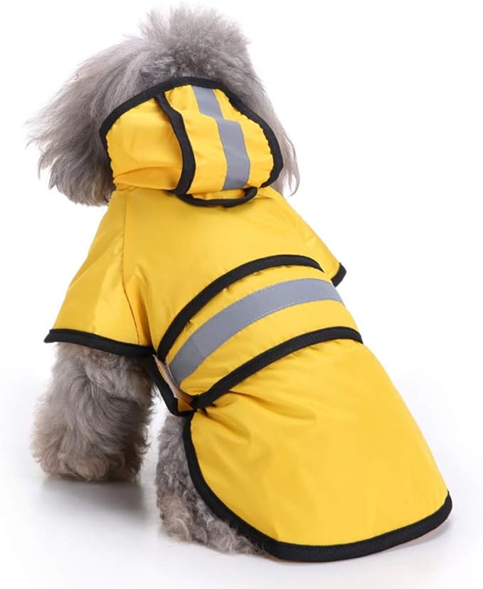 BESBOMIG Hunde Katze Fashion Regencape Outdoor Reflektierenden