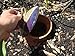 Olla Garden Watering Pot - Large - 1.25 Gallon, with Honey, Purple and Blue Lid
