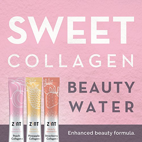 Zint Sweet Marine Collagen Powder Beauty Drink Mix (Assorted): Sugar-Free Collagen Peptides Drink w/Glucosamine, Hyaluronic Acid, Vitamin C, Acai Extract (15 5g Packets)