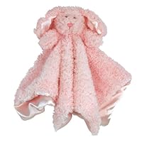 Stephan Baby Plush Cuddle Bud Security Blankie, Pink Bunnie