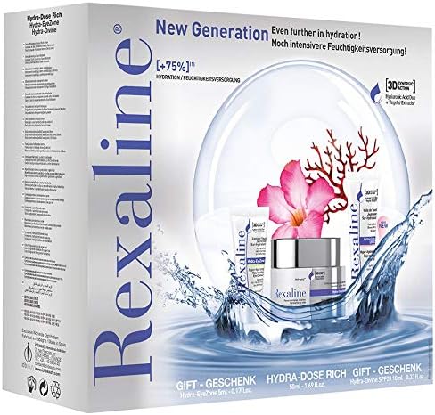 Rexaline Set Dose Rich 1.7 fl. oz + Hydra EyeZone 0.17 fl. oz & Hydra Divine 0.33 fl. oz.