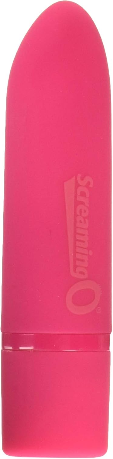 Screaming O Charged Positive Rechargeable Vibrator, Pink/Strawberry
