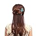 YOY Fashion Long Hair Decor Chinese Traditional Style Women Girls Hair Stick Hairpin Hair Making Accessory with Butterfly,Peacock Blue