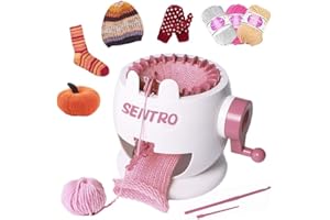 MERICTOP SENTRO Knitting Machine, 22 Needle Knitting Machines, Smart Circular Crochet Machine, Circular Knitting Machine, hat loom machine, knitting machines for adults, Sock Loom, Socks,Hat,Scarf,glove