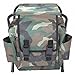 Genenic Multifunctional Foldable Camouflage Backpack Cooler Bag 3 in 1 Portable Fishing Stool and Sports Chair