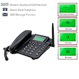 Desktop Wireless GSM Unlocked SIM Telephone, Full Size Cell Phone with SMS & FM Radio Function, Sourcingbay M281 Bright 2.4